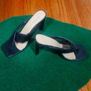 Heeled Thong Sandals